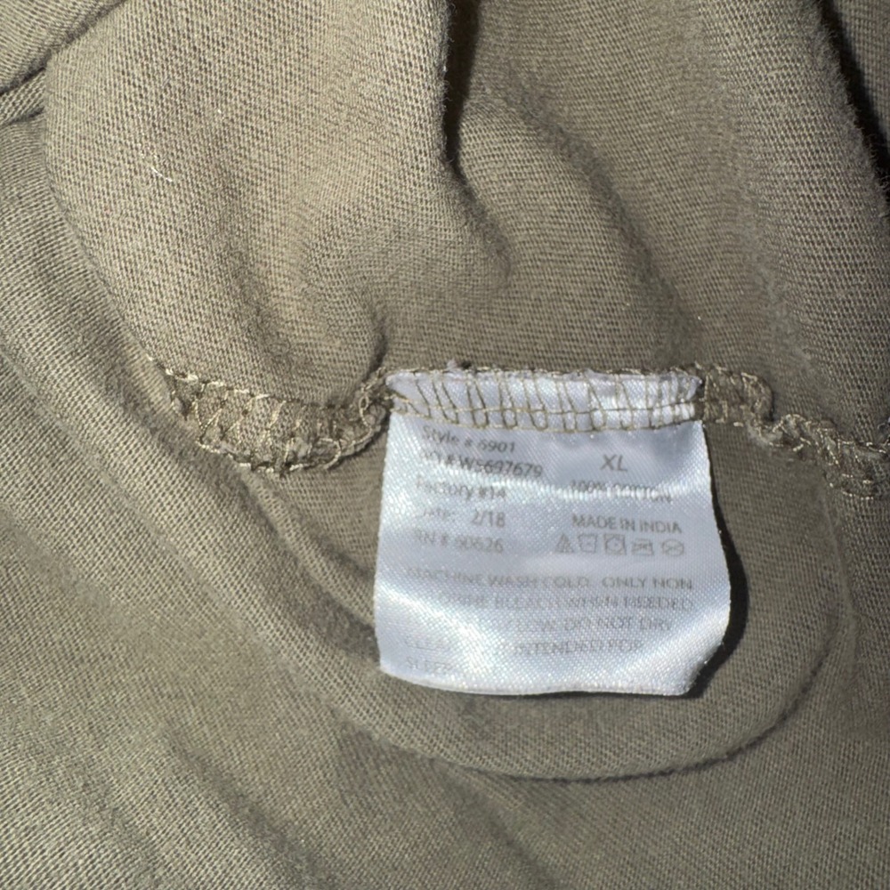 Boeing Mens Olive Green Distressed Graphic T-Shirt XL Property Of Boeing 1916 - Picture 6 of 7